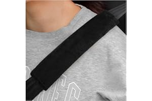 LSKASELUE 2 PCS Car Seat Belt Pads, Soft Comfortable Auto Seatbelt Cover Protects Your Neck & Shoulder, Universal Car Harness