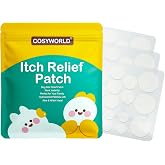 COSYWORLD Bug Bite Relief Patches for Kids &amp; Family 96ct, Mosquito Itch Relief for Summer Camp &amp; Travel, Anti-Itch Cream Alternative, Prevents Scratching &amp; Relieves Itch, Soothing After-Bite Relief