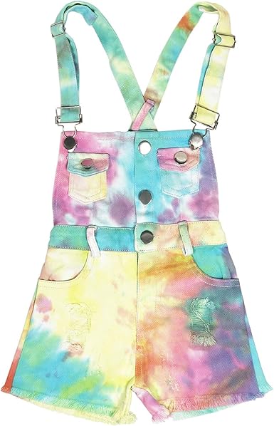 tie dye bib overalls