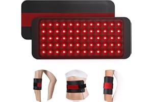 Comfytemp Red Light Therapy for Body, 14.4'' x 6.1'' Near Infrared Light Therapy Wrap with Soft Lycra, FSA Eligible HSA Flexible Light Pad for Back Waist Belly Knee Joint Muscle Pain Relief (Corded)