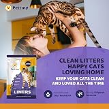 Pettiny Jumbo Cat Litter Tray Liners with Drawstrings Pack of 20 view 5