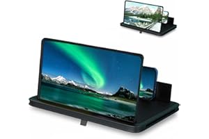 Big Screen Phone Magnifier, 2026 New HD Screen Expander, Foldable Phone Stand with Movie Screen Amplifier for Travel, Portabl
