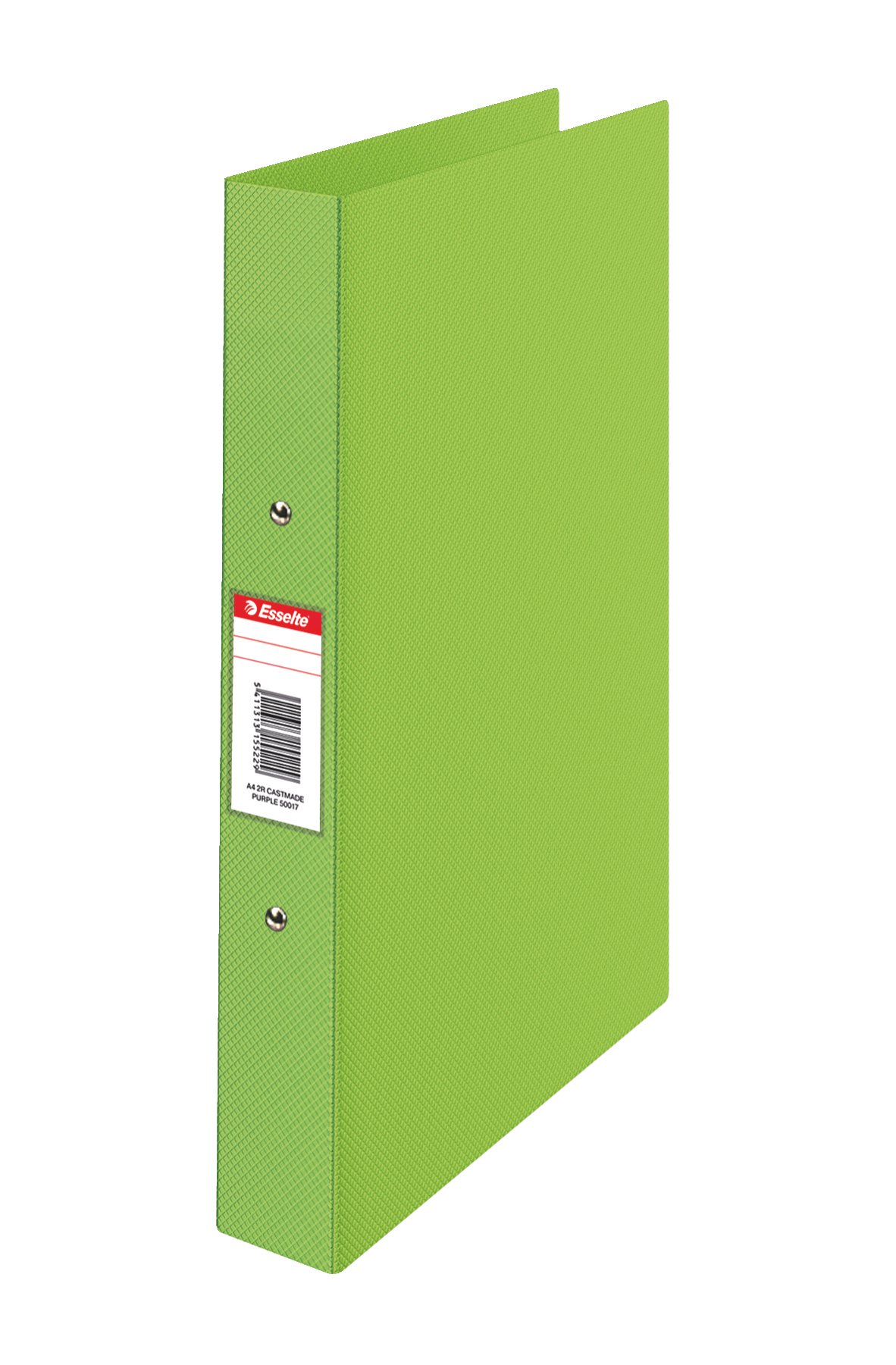 Esselte 2 Ring Binder, PP, Holds up to 190 Sheets, 42 mm Spine, 50003 - A4, Green