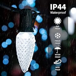 Brightown C9 Christmas String Lights Outdoor Led