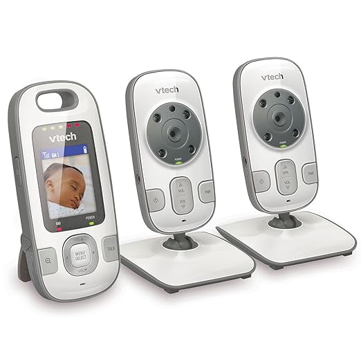Vtech Vm312 2 Video Baby Monitor With Patrol Screen Viewing Night Vision Talk Back Intercom 1 000 Feet Of Range With 2 Cameras White Grey Baby Amazon Com Vtech Vm312 2 Video Baby Monitor With Patrol Screen Viewing Night Vision Talk Back Intercom 1 000 Feet Of Range With 2 Cameras White Grey Baby Amazon Com