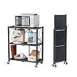 BRIAN & DANY 3-Shelf Foldable Storage Shelves with