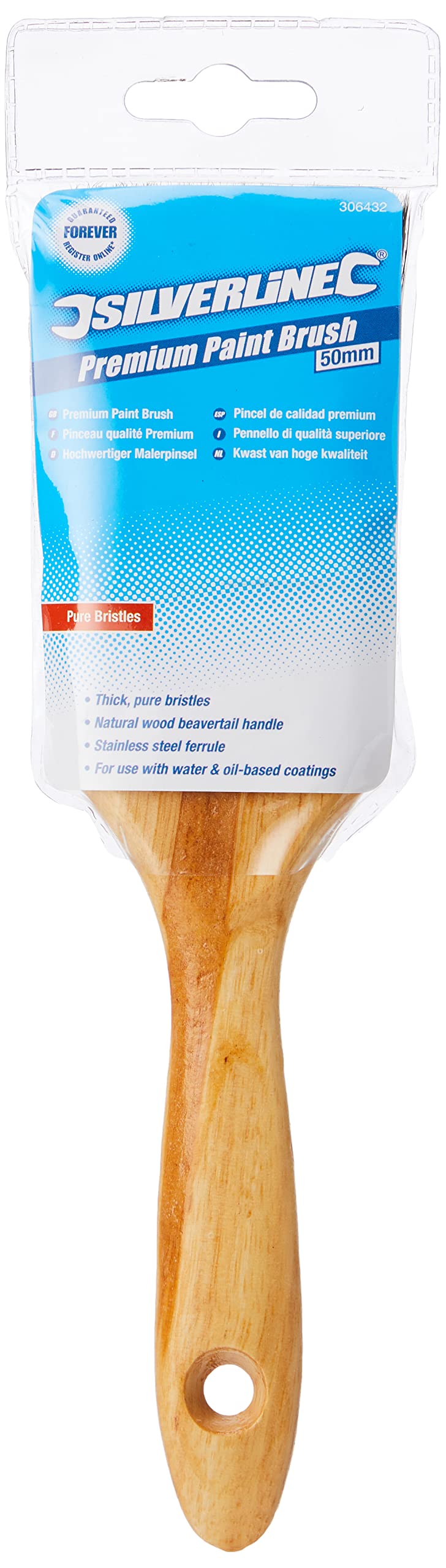 Silverline Mixed Bristle Paint Brush 50mm / 2" (306432)