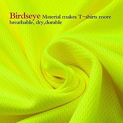 DPSAFETY High Visibility Shirts Quick Dry Safety T