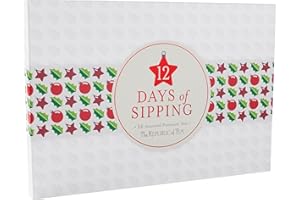 The Republic of Tea - 12 Days of Sipping Holiday Tea Gift Assortment, 24 Tea Bags, Countdown to Christmas Advent Calendar