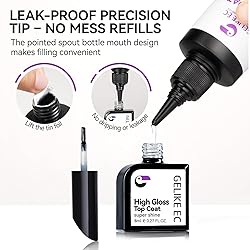 gelike ec Base Gel Top Coat Set: 2x100ml