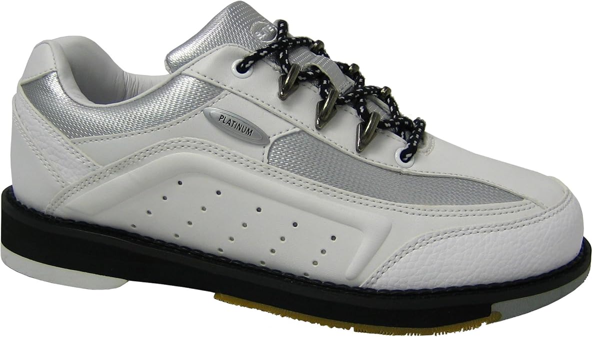 Elite Platinum White Right Hand Bowling Shoes Elite Platinum White Right Hand Bowling Shoes