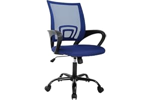 BestOffice Home Office Chair Ergonomic Desk Chair Mesh Computer Chair with Lumbar Support Armrest Executive Rolling Swivel Ad
