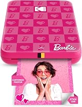 Kodak x Barbie Instant Portable Photo Printer 2x3 Zink Stickers iOS Android