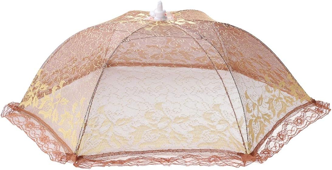 1PC Gauze Umbrella Food Cover Picnic Kitchen Anti Fly