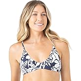 Roxy Women's Bikini Top – UPF 50+, Quick-Dry, Removable Pads, Swimsuit Top, Surf & Beachwear