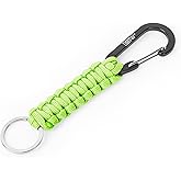 EOTW Carabiner Keychain,Paracord Keychain Small Aluminum Clip D Ring for Camping, Hiking, Fishing, Or As A Key Organizer