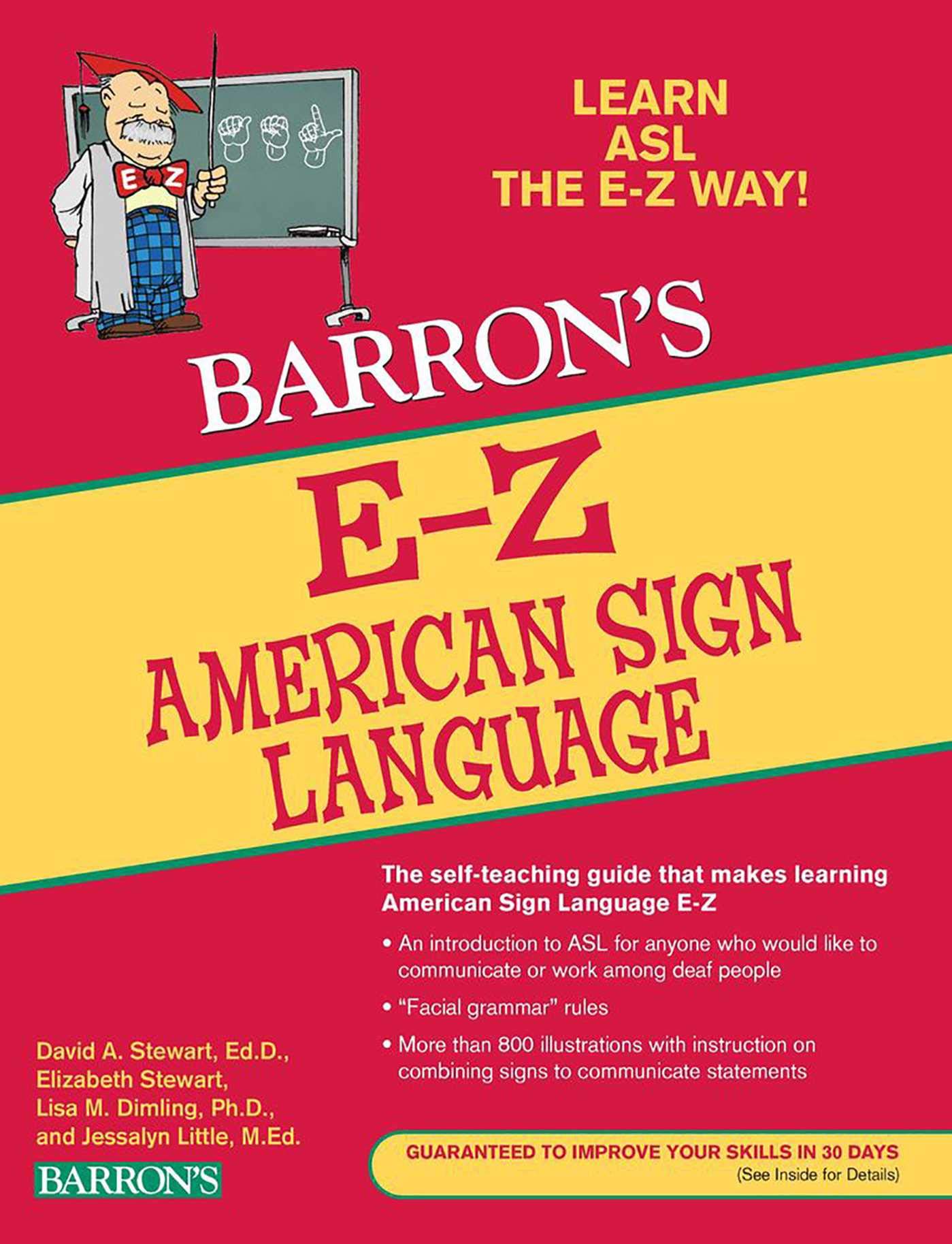 E Z American Sign Language Barron S Easy Way Amazon De Stewart Ed D David A Stewart Elizabeth Dimling Ph D Lisa M Little M Ed Jessalyn Fremdsprachige Bucher