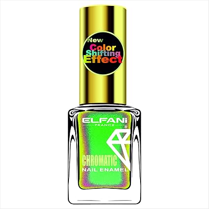 Elfani Multi Chrome Caribbean Rainbow colour shifting effect nail polish