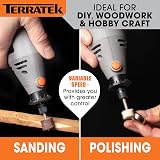 Terratek Corded Rotary Tool 234pc Accessory Set 135W 8000-33000RPM view 7