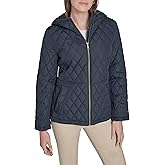 Tommy Hilfiger Women's Long Sleeve Zip Up Essential Quilted Jacket