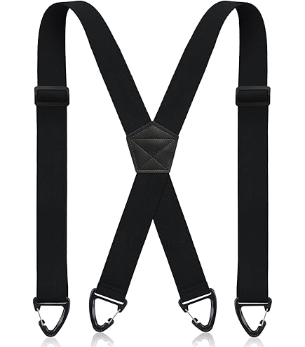 Levi's ハンガーセット Levi's Men's Big And Tall Cotton Terry Suspender,Black, at Amazon