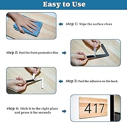 3 Inch House Numbers, Self-adhesive House Number