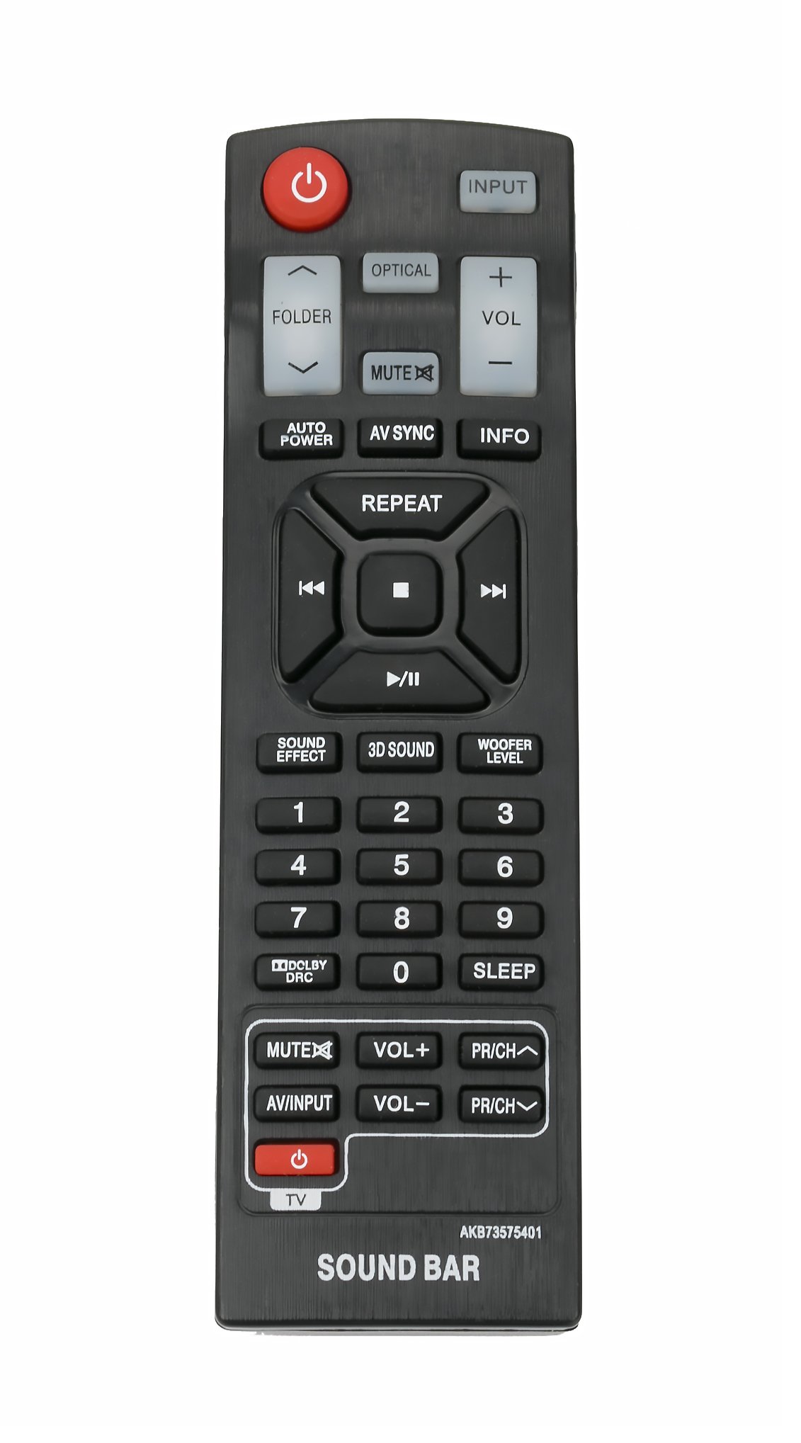 AKB73575401 Replace Remote Control-VINABTY AKB73575421 Remote Replacement for LG NB2520A NB3520A NB2430A NB2530A NB3530A NB3531A NB4530A NB2530A.DPOLLLK NB2530A.DDEULLK NB3531A.DPOLLLK NB4530A.BDEULLK