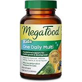 MegaFood Kids One Daily Multivitamin with 21 Key Nutrients, 30 Mini Tablets | Mini Multivitamin for Kids, Supports Immune, Cellular Energy, Teeth &amp; Bone health, Non-GMO, Vegetarian, 30 Servings