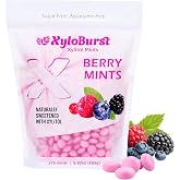 XyloBurst - Xylitol Mints | Sugar Free Breath Mint for Oral Health | Gluten Free, Vegan, Keto Friendly | Aspartame Free Mints | Berry | 275 Count