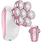 SHPAVVER Electric Razors for Women Legs: Rechargeable Body Shaver - Waterproof Wet Dry Shaver for Women Lady Face Underarms Pubic (Bright Pink)