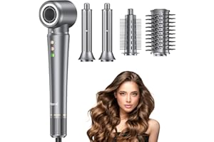 BOPCAL 5 in 1 Hair Styler, High-Speed Professional Frizz-Free Hair Dryer Brush, No Heat Damage Air Styler Wrap Blow Dryer - Curl, Volumize, Straighten, 300 Million Ions, Multi Styler, Gift for Women