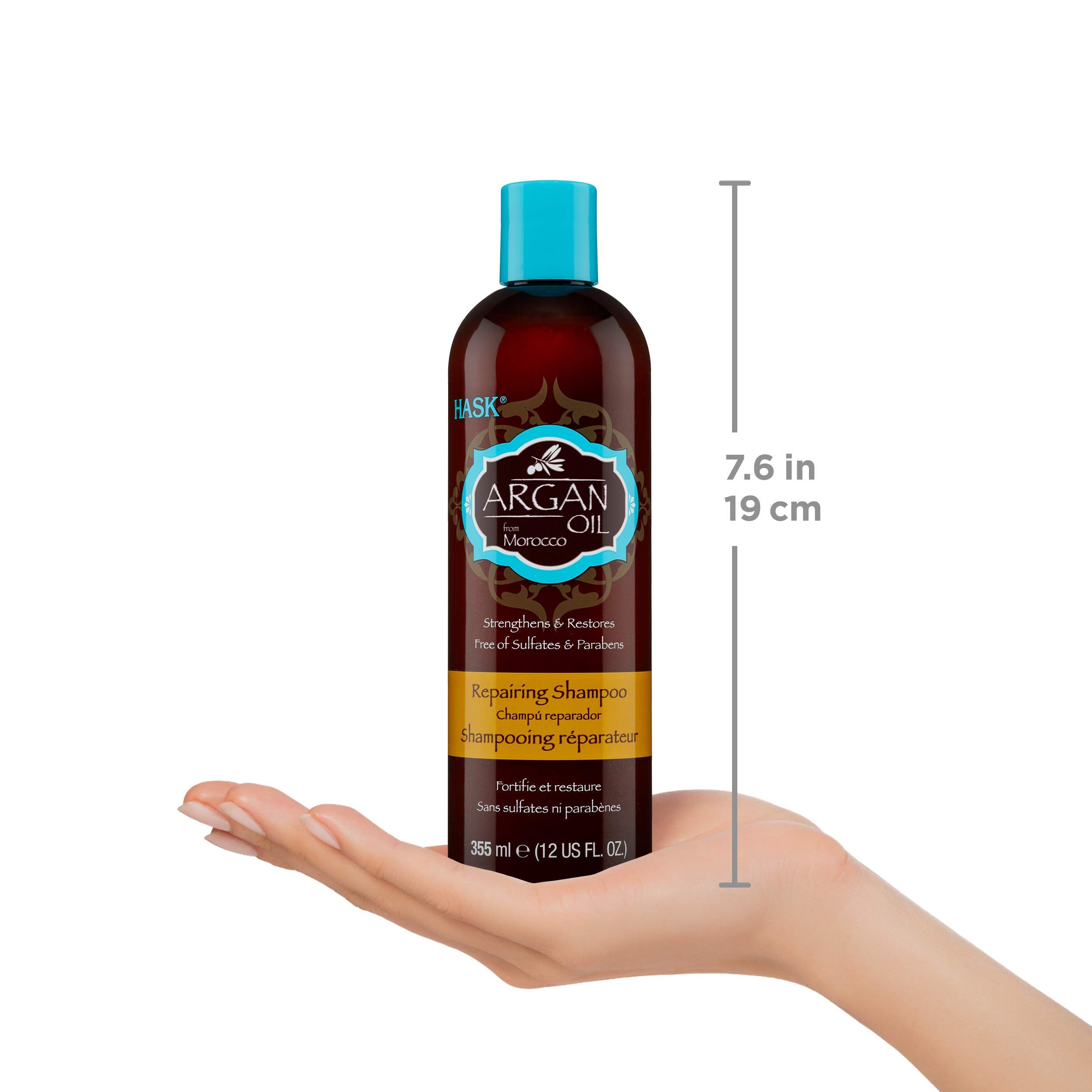 HASK ARGAN OIL Shampoo and Conditioner Set Repairing for All Hair Types