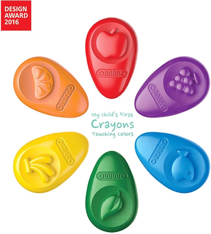 Baby Crayons 6 Colors, My Child's First Crayongs Touching Colors, Kid's Craft >ottocs 