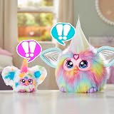 Furby Furblets Loo-Lay Mini Electronic Plush Toy White Orange view 11
