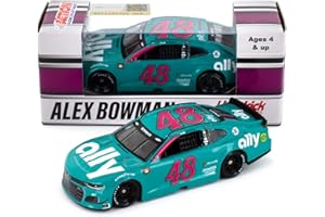 Lionel Racing Alex Bowman 2021 Ally Darlington Throwback Diecast Car 1:64 Scale