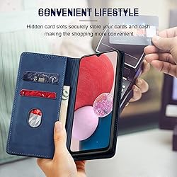 Jasonyu Flip Wallet Case for Samsung Galaxy A13