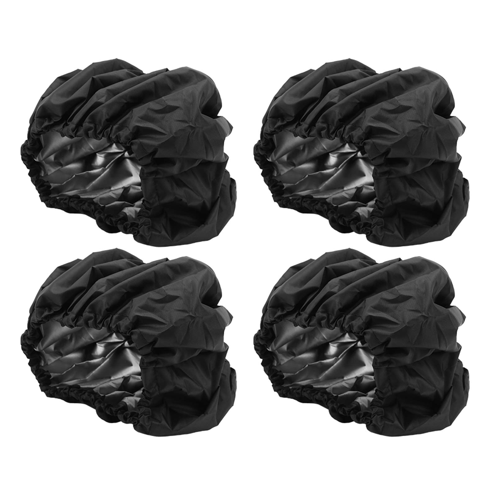 Photo 1 of 4 Pcs/Set Stroller Wheel Covers Black Wheelchair Tire Protector for Child Kid Baby Stroller Jogger Wheels Covers(L)