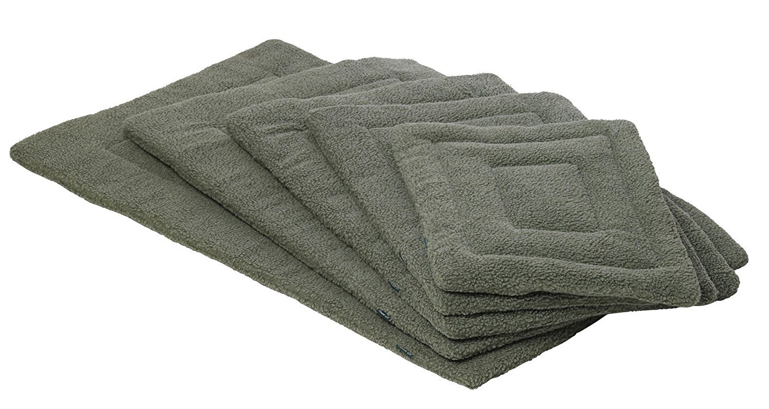 House of Paws Moss Berber Fleece Small Mat for Pets - Machine Washable, Insulating and Durable — image 1