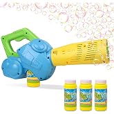 Duckura Bubble Leaf Blower, Outdoor Bubble Machine for Kids Ages 2 3+ | Outdoor Bubble Toys for Toddlers 1-3, Outdoor Summer garden Play, Birthday Gift Party Favor for Boys Girls