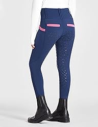 FitsT4 Sports Girls Riding Pants Full Seat High