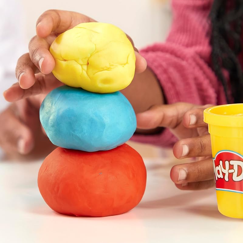 Mega Pack de 36 Pots de 84 g de Pâte à Modeler avec Couleurs Assorties, Jeu Éducatif dès 2 Ans, Jeux Créatifs, pour Filles et Garçons