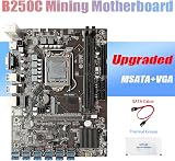 Oikabio B250C Mining Motherboard LGA1151 DDR4 12xPCIE USB3.0 w/ Thermal Grease view 5