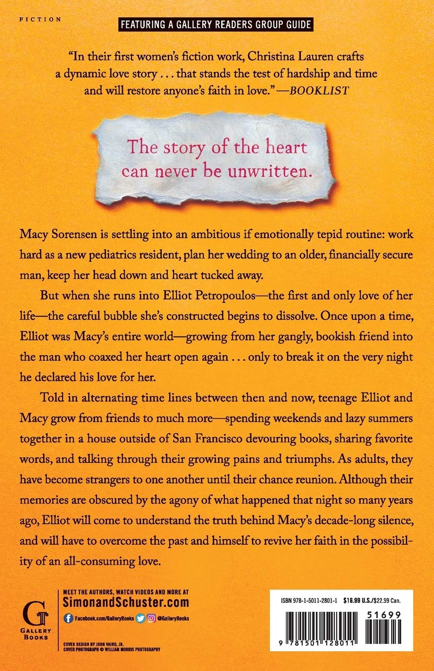 Love And Other Words Lauren Christina 9781501128011 Amazon Com Books