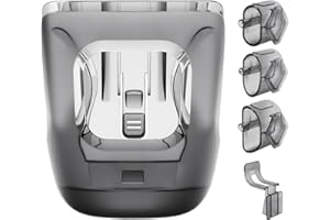 HOULIY Stroller Cup Holder Fits for UPPAbaby Vista/Vista V2/Vista V3/Cruz/Cruz V2/Cruz V3/Minu/Minu V2/Minu V3/Minu Duo, Holds Different Drink Sizes, One-Hand Quick Install/Remove, Folds with Stroller