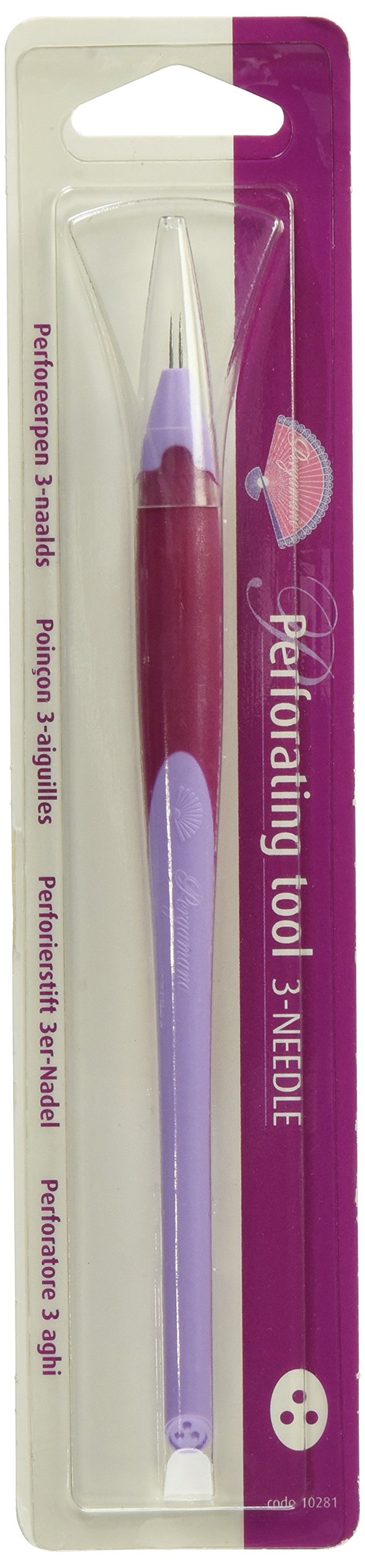Pergamano 2-Needle Perforating Tool, Purple