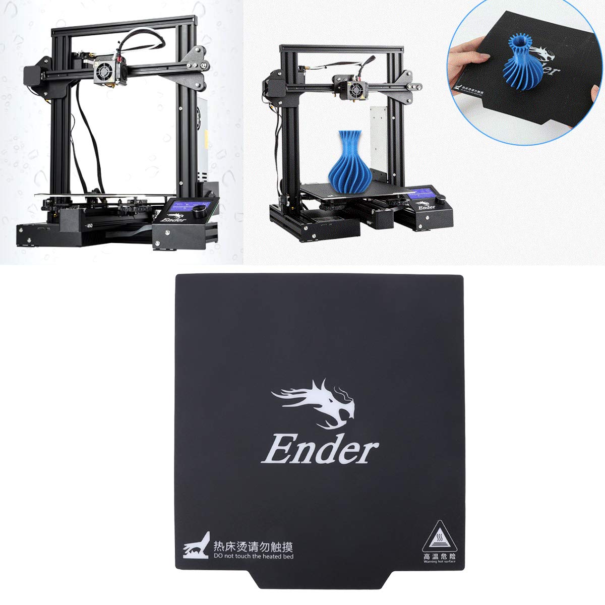 UKCOCO ENDER-3 Cinta de impresión magnética adhesiva Estampado ...