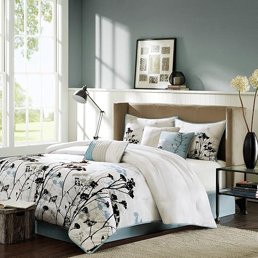 Amazon Com Madison Park Matilda Cal King Size Bed Comforter Set