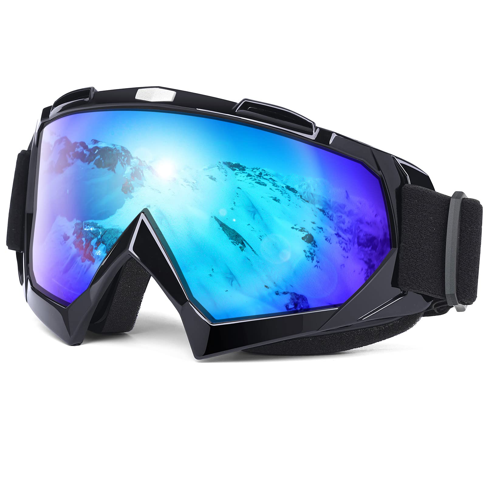 EasYoung Adult Snow Ski Goggles, Snowboard Goggles for Youth, Teens, Men & Women, Wide View Snowmobile Goggles