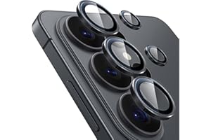 JETech Camera Lens Protector for Samsung Galaxy S26 Ultra, 9H Tempered Glass Metal Individual Ring Cover, HD Clear, 1 Set (Bl