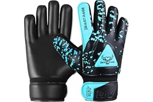 BEAST RAGE Goalkeeper Gloves for Kids Support Grip Youth Football Glove Kid Junior Soccer Glove for Kid 6-15 Men Adult Boys Football Gloves
